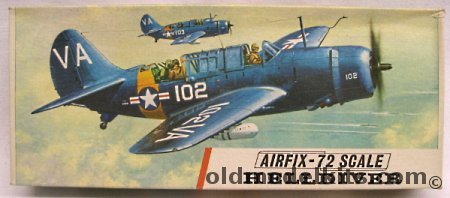 Airfix 1/72 Curtis Helldiver SB2C Type Three Logo, 261 plastic model kit